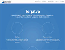 Tablet Screenshot of mb-finance.si